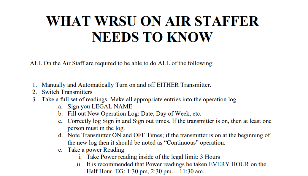 2009_04_28_WHAT<br> WRSU ON AIR ST